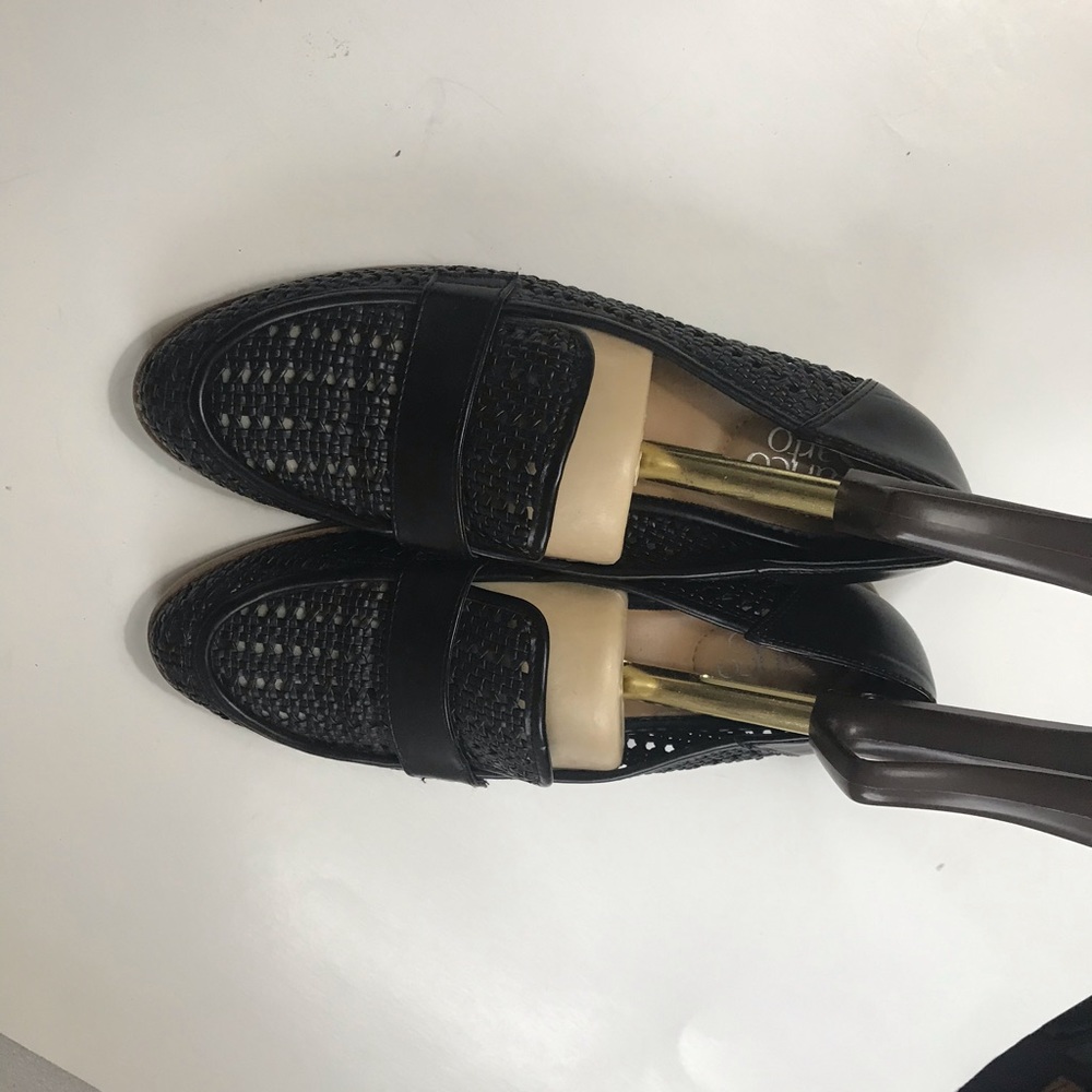 Franco Sarto Women’s Woven Black Loafers Size 7.5 - Picture 5 of 8